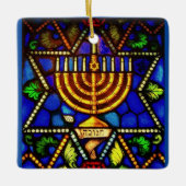 STAR DAVID AND MENORAH URLAUB ORNAMENT (Vorderseite)