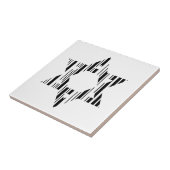 STAR DAVID BAR CODE Judaism Muster Design Fliese (Seite)