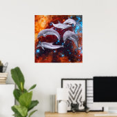 Star Delphine Poster (Heimbüro)