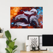 Star Delphine Poster (Heimbüro)