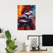 Star Delphine Poster (Heimbüro)
