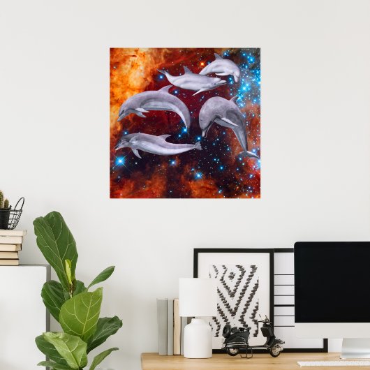 Star Delphine Poster (Heimbüro)