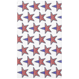 Star der amerikanischen Flagge Glitzer Tischdecke