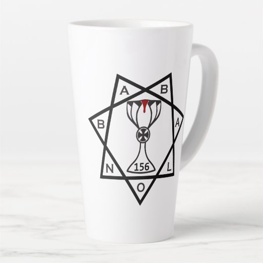 Star der Babalon-Logo- und Pride-Lamen-Tasse Milchtasse (Rechte Ecke)