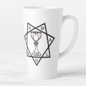 Star der Babalon-Logo- und Pride-Lamen-Tasse Milchtasse (Rechts)
