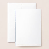 Star der Bethlehem Luxury Real Foil Weihnachtskart Folienkarte (Rückseite mit Umschlag)