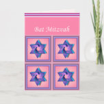 Star der David Bat Mitzvah-Karte Karte<br><div class="desc">Passen Sie diese Star der David Bat Mitzvah Card mit Ihrem eigenen Text an.</div>