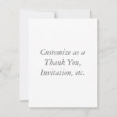 Star der David Blue Foto Card Dankeskarte (Rückseite)