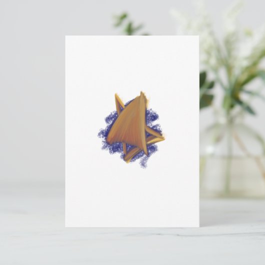 Star der David Card Dankeskarte (Stehend Vorderseite)