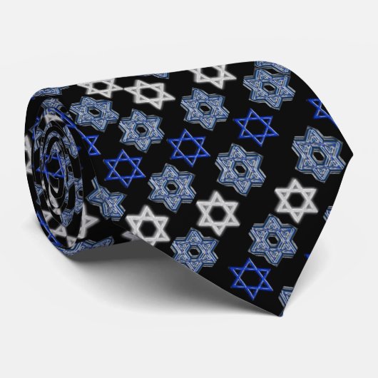 Star der David Krawatte (Gerollt)