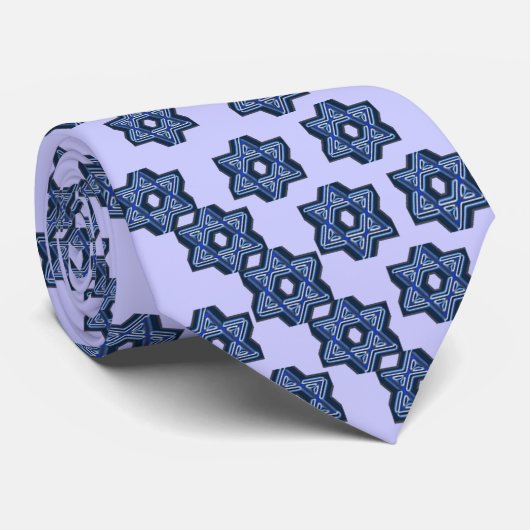 Star der David Krawatte (Gerollt)