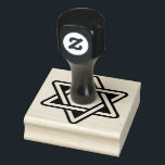 Star der David Rubber-Briefmarke Gummistempel<br><div class="desc">Moderner Star der David-Briefmarke</div>