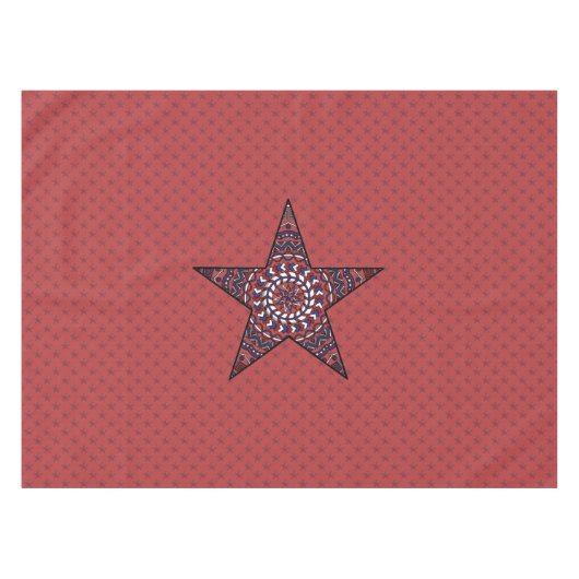 Star der Independence Tablecloth Tischdecke (Vorderseite (Horizontal))