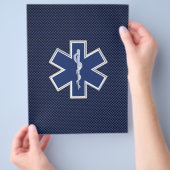 Star der paramedizinischen Notfallmedizin Flyer (Hand)