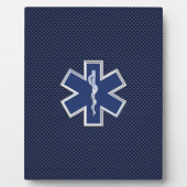 Star der paramedizinischen Notfallmedizin Fotoplatte (Vorderseite)