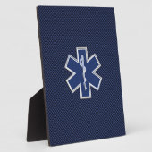 Star der paramedizinischen Notfallmedizin Fotoplatte (Seite)