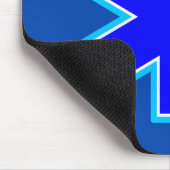 Star der paramedizinischen Notfallmedizin Mousepad (Ecke)