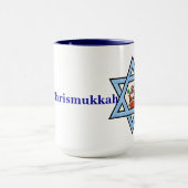 Star der Tasse von David und Santa Chrismukah (Zentrum)