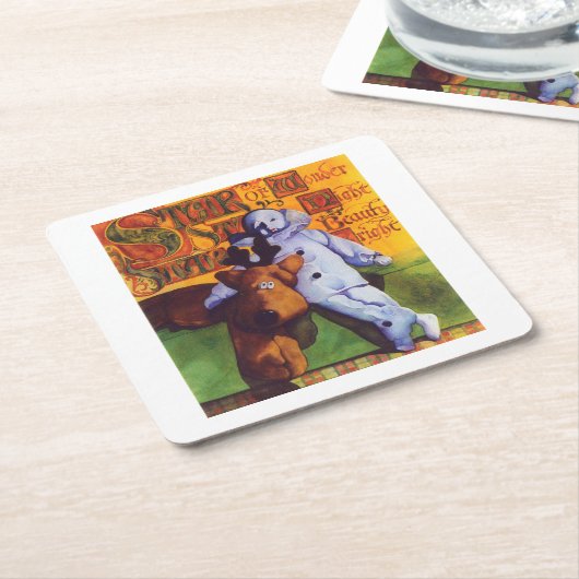 STAR DER WONDER Square Paper Untersetzer (angewinkelt)