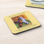 STAR DER WONDER Untersetzer + Texte / Gold (Linke Seite)