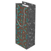 Star der zukünftigen Komplexität Geschenktüte Für Weinflaschen (Vorderseite Schrägansicht)