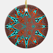 Star der zukünftigen Komplexität Keramik Ornament (Hinten)