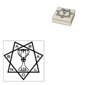 Star des Babalon-Logo-Stampers Gummistempel (Stempel)