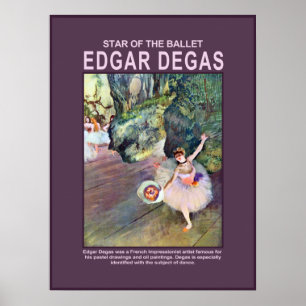 Star des Balletts von Edgar Degas Poster