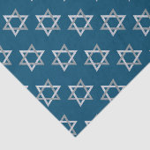 Star des David Hanukkah-Glitzer Seidenpapier (Ausschnitt)