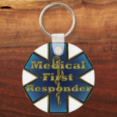 Star des Lebens - Erstes medizinisches Ansprechen Schlüsselanhänger (Vorderseite)