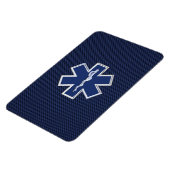Star des Lebens Paramedic Emergency Medical S Deco Magnet (Linke Seite)