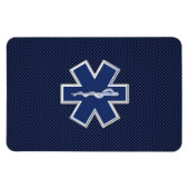 Star des Lebens Paramedic Emergency Medical S Deco Magnet (Horizontal)