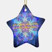 Star des Wunderbaumes Keramikornament (Links)