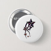 Star Design Button (Vorne & Hinten)