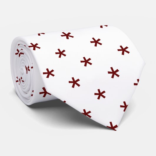 Star Design Krawatte (Gerollt)