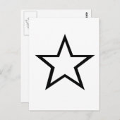 Star Design! Postkarte (Vorne/Hinten)