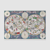 Star-Diagramm Seidenpapier (Vorderseite)