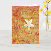 Star Digital Art Karte (Gelbe Blume)