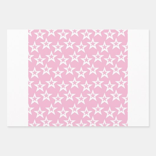 Star Doll Party Wrapping Paper Geschenkpapier Set (Vorderseite)