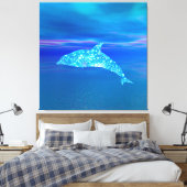 Star Dolphin Leinwanddruck (Insitu (Schlafzimmer))