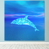 Star Dolphin Leinwanddruck (Insitu (Holzboden))