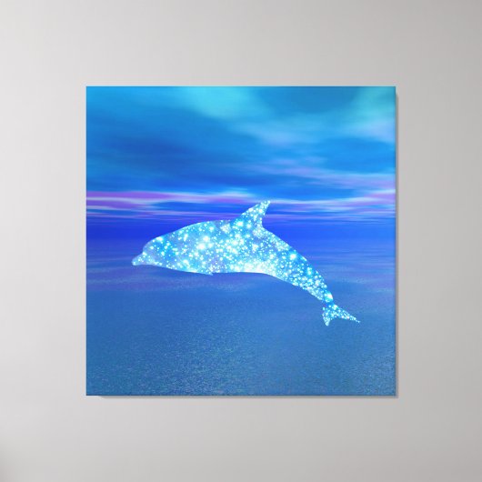Star Dolphin Leinwanddruck (Vorderseite)