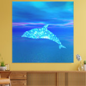 Star Dolphin Leinwanddruck (Insitu (Wohnzimmer))