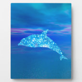 Star Dolphin Plaque Fotoplatte (Vorderseite)
