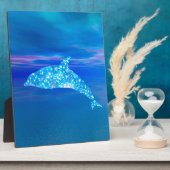 Star Dolphin Plaque Fotoplatte (Seite)