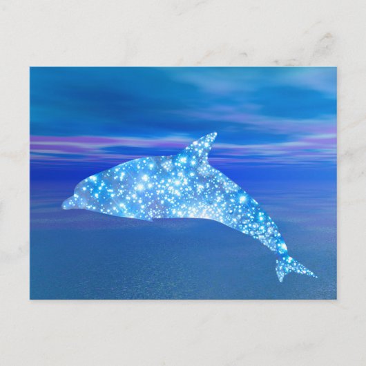Star Dolphin Postcard Postkarte (Vorderseite)
