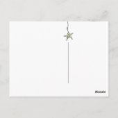 Star Doodles, vielen Dank Postkarte (Rückseite)