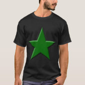 Star - Dunkelgrün T-Shirt (Vorderseite)