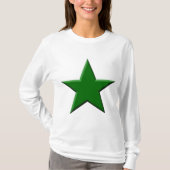 Star - Dunkelgrün T-Shirt (Vorderseite)