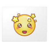 Star Emoji Notizblock (Vorderseite)